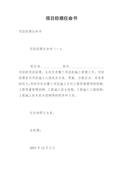 项目经理任命书.docx