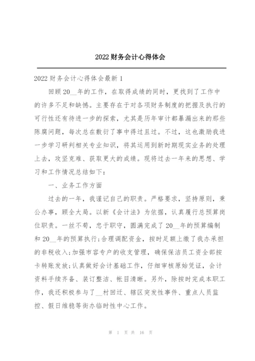 2022财务会计心得体会.docx