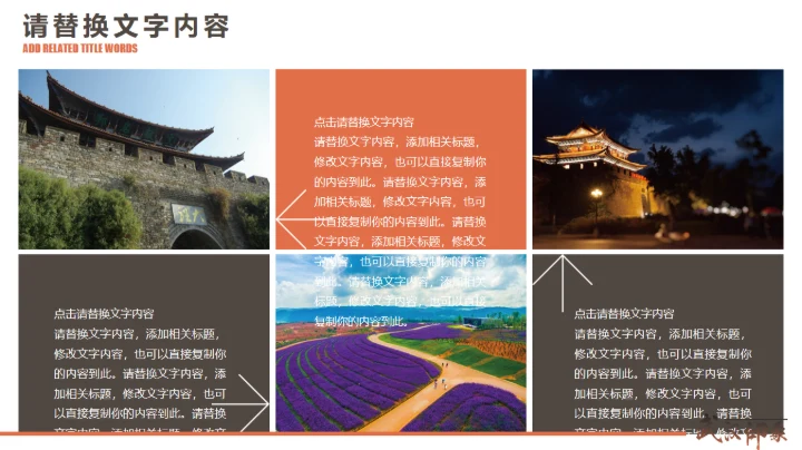 武汉印象旅游通用PPT模板