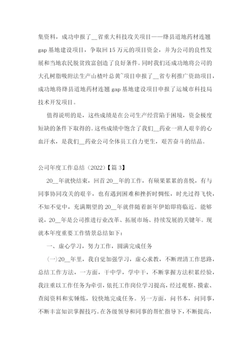 公司年度工作总结(2022).docx