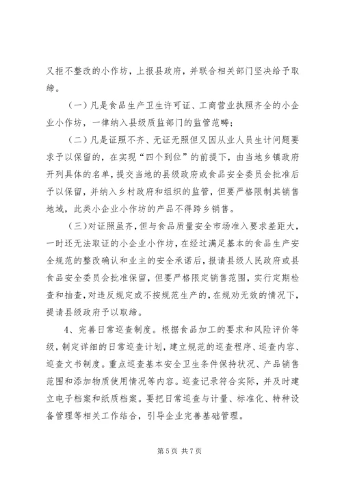 食品示范企业创建方案.docx