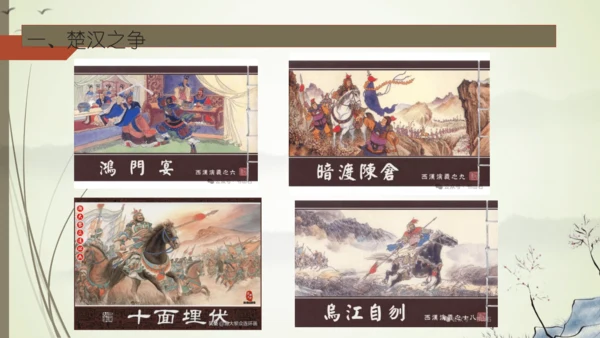 义务教育七年级历史上册2024年版第11课西汉建立和“文景之治”【课件】