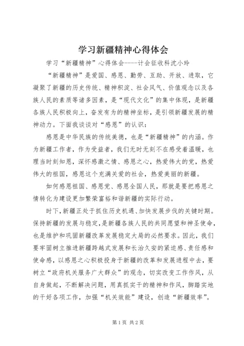 学习新疆精神心得体会 (3).docx