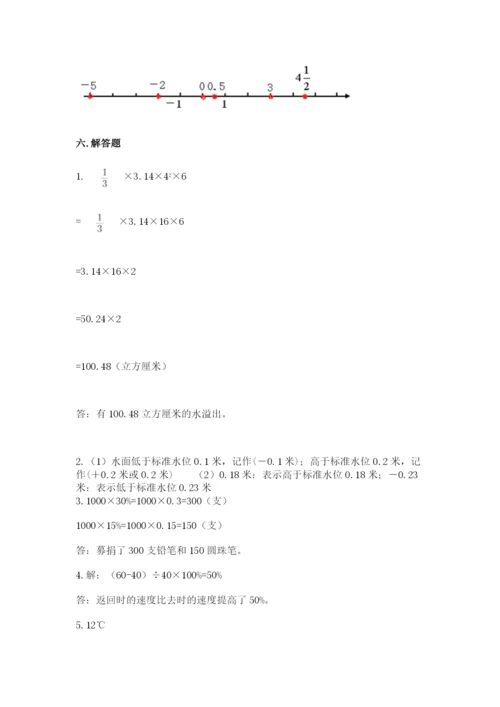 冀教版小升初数学模拟试卷精品【夺冠】.docx