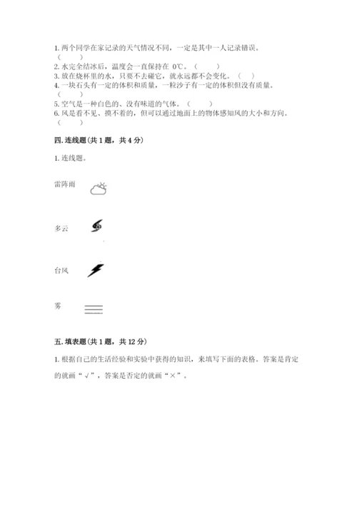 教科版三年级上册科学期末测试卷精品（b卷）.docx