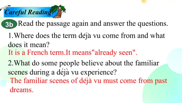 Unit 8 Section A 3a-3c阅读教学课件（人教九年级Unit 8 It must b