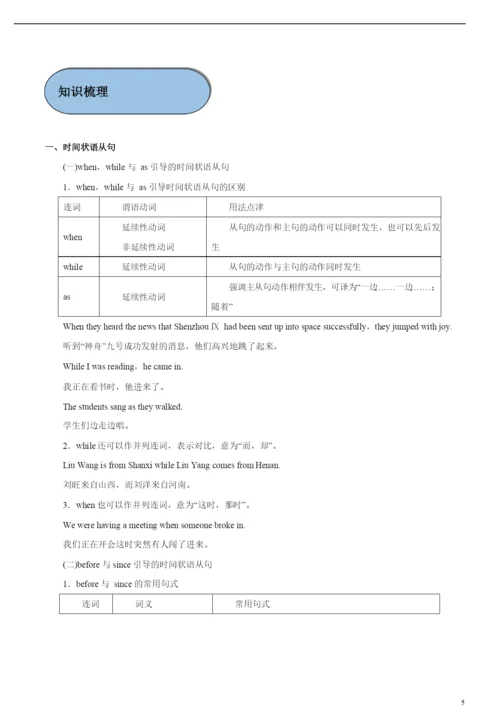 2021年高考英语必考点全梳理专题13-状语从句(精讲深剖).docx