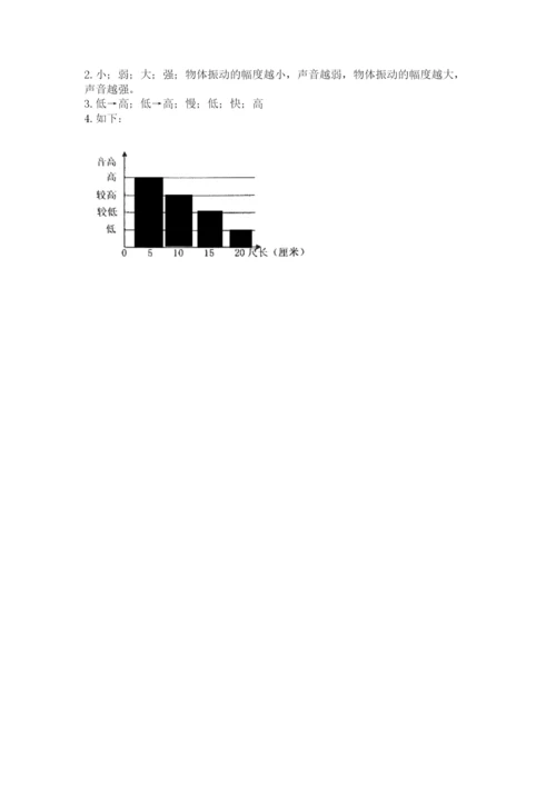 教科版四年级上册科学期末测试卷附参考答案（培优a卷）.docx