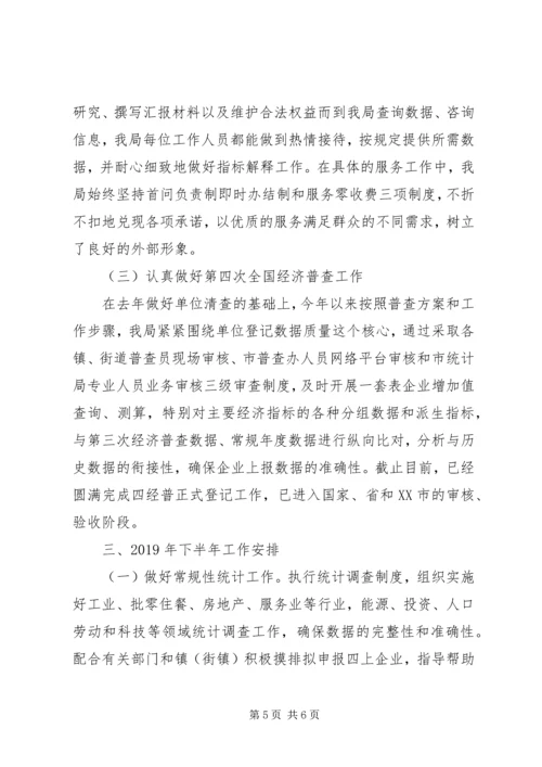统计局XX年工作总结及XX年工作安排 (2).docx