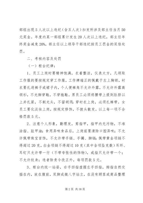 公司工作规范及岗位纪律奖惩条例 (2).docx