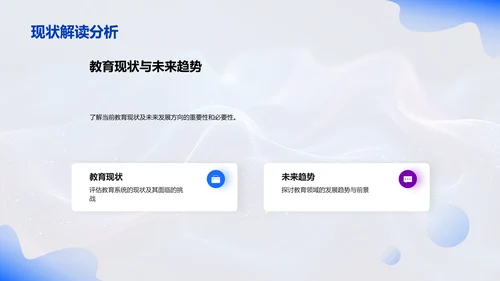 教育新趋势解析PPT模板