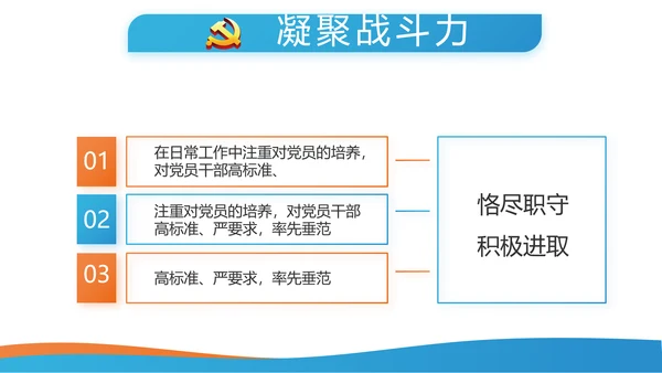大气蓝色党支部党建学习教育微党课动态PPT