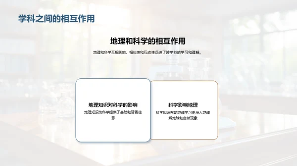 地理科学交融探究