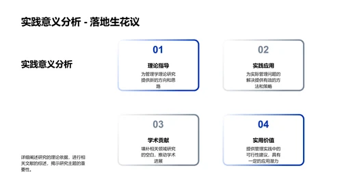 管理学研究开题报告PPT模板