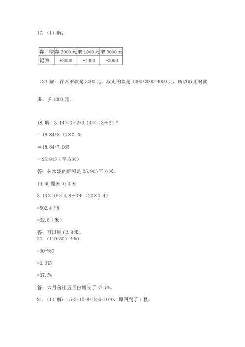 六年级小升初数学应用题50道附答案（基础题）.docx