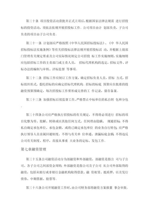 某集团公司投融资管理办法.docx