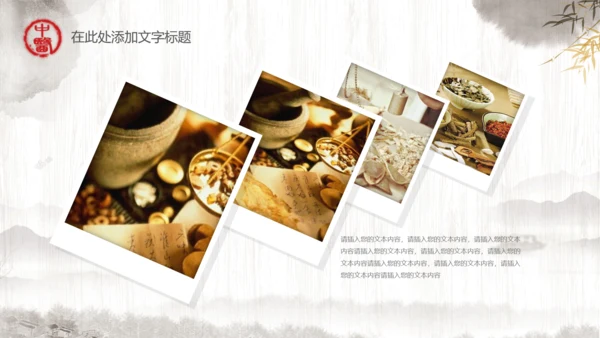 传统中医学中医院中医文化中草药PPT模板