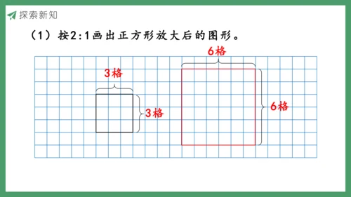 新人教版数学六年级下册4.3.4  图形的放大与缩小课件