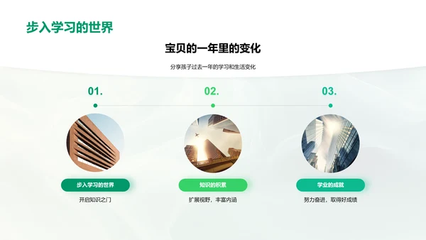 孩子的成长故事PPT模板