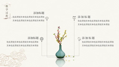 《故都的秋》中国风高中语文课件通用PPT模板