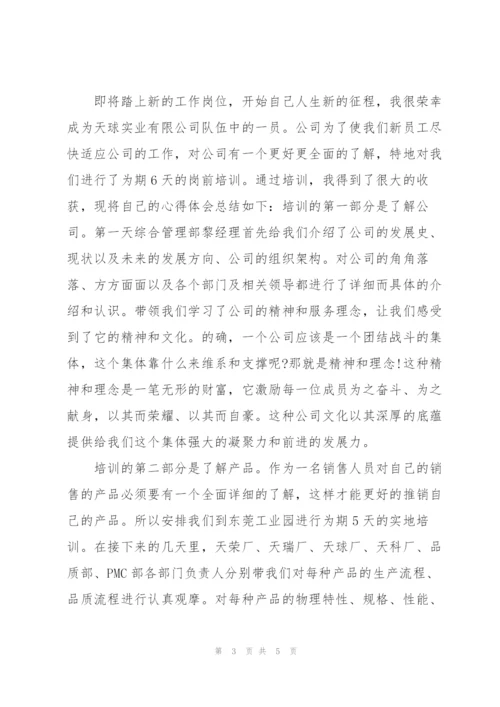 新人入职培训工作个人总结.docx