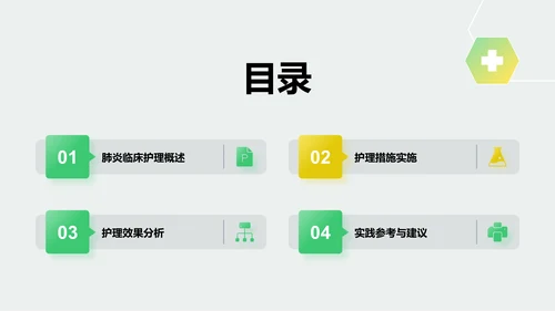 肺炎临床护理个案研究展示PPT模板