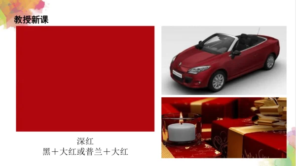 第六课《红色的画》课件