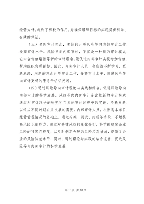 公司内部审计经验交流材料.docx