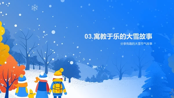 大雪节气科学课堂PPT模板