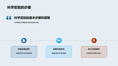 探索科学实验之路