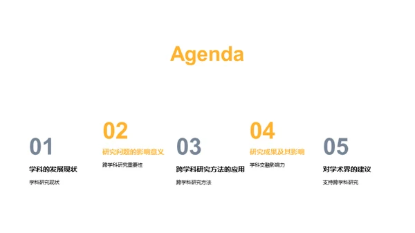 跨学科研究之旅