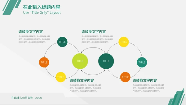 绿色简约风企业战略管理培训通用PPT模板