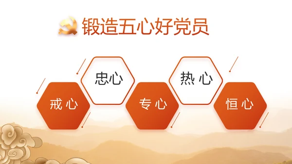 百年筑梦砥砺初心党史学习教育动态PPT模板