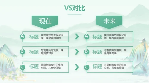 清新中国风春天春季旅游电子相册PPT