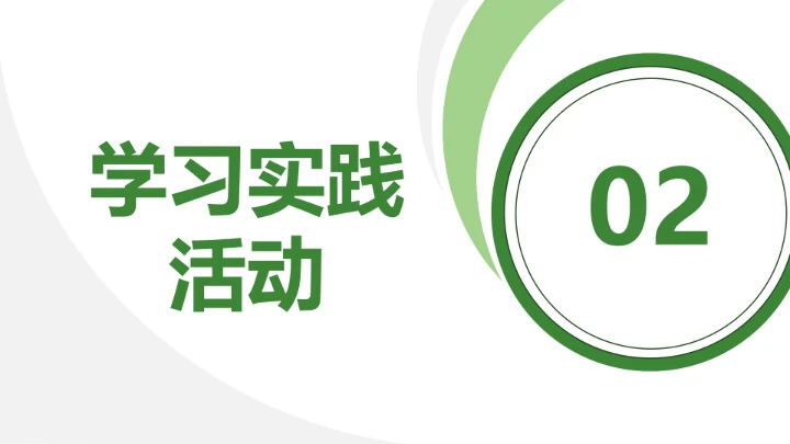 绿色商务风会计学专业大学生职业生涯规划发展展示PPT模版