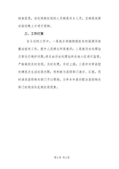 乡镇环境问题整改工作汇报.docx