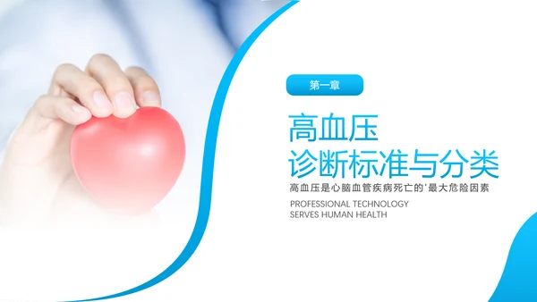 关爱预防高血压心脏疾病知识讲座课件PPT模板