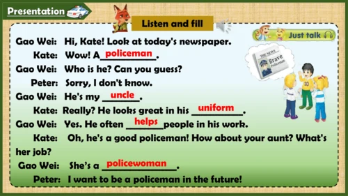 Unit3 My father is a writer.lesson lesson17-18课件（共