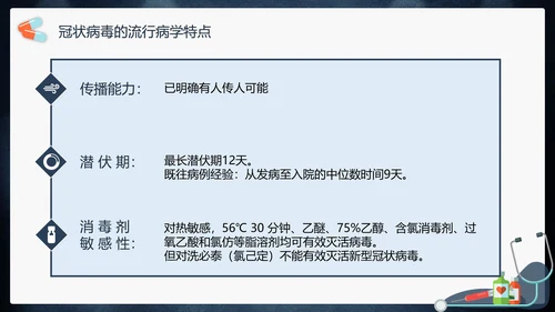 传染性肺部感染病毒防控PPT模板