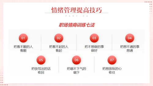心态及情绪管理通用PPT模板