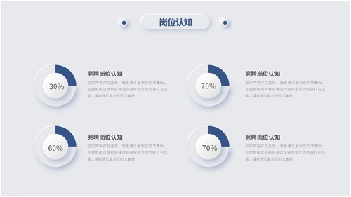 蓝色简约新拟态风岗位竞聘述职报告自我介绍ppt模板竞聘1
