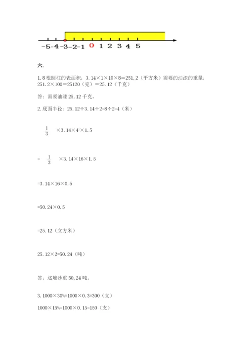 苏教版数学小升初模拟试卷（巩固）.docx