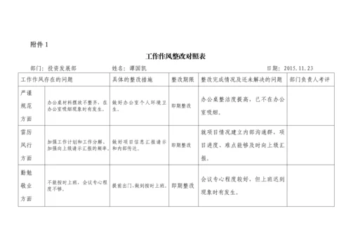 XX公司工作作风建设检查方案.docx