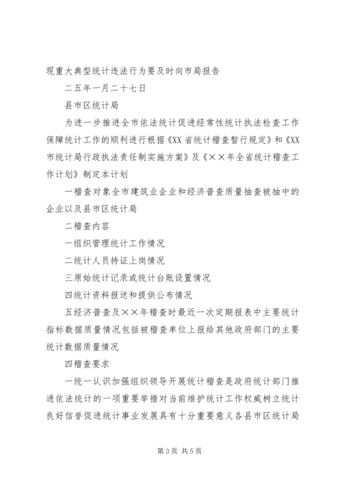市统计局工作计划.docx