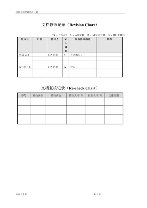 项目-配置管理计划.docx