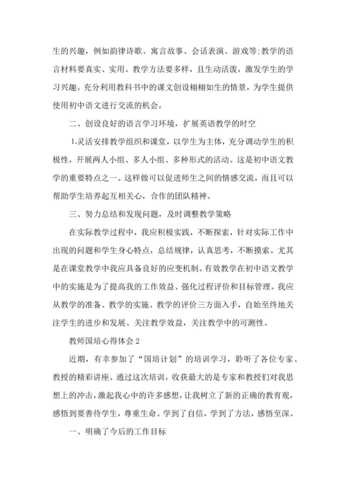 初中语文教师国培心得.docx