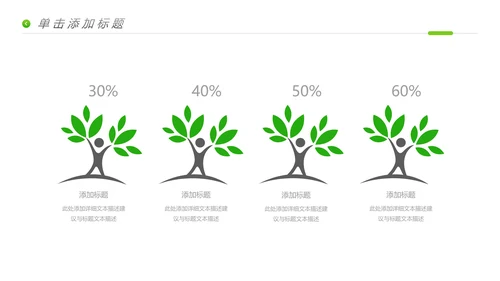 唯美绿色植物生长发芽敬畏生命PPT模板