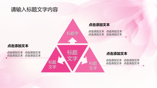 唯美时尚粉色女性ppt动态模板