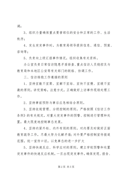 双捷中学信访维稳稳工作大排查情况汇报.docx