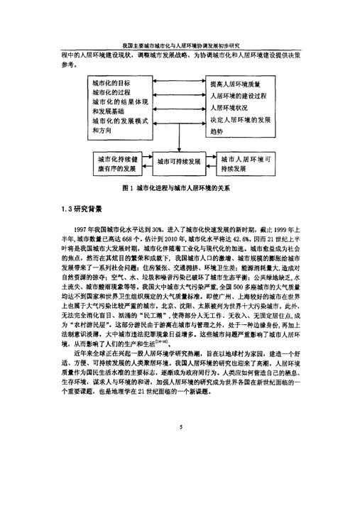 我国主要城市城市化与人居环境协调发展初步分析